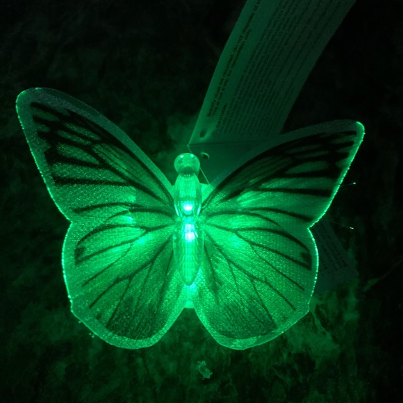 NWT LED Butterfly Clip Fiberoptic Decor - Picture 6 of 8